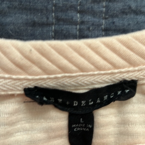 Jane + Delancey light pink sweatshirt. Loose fit. Size L - Picture 5 of 6